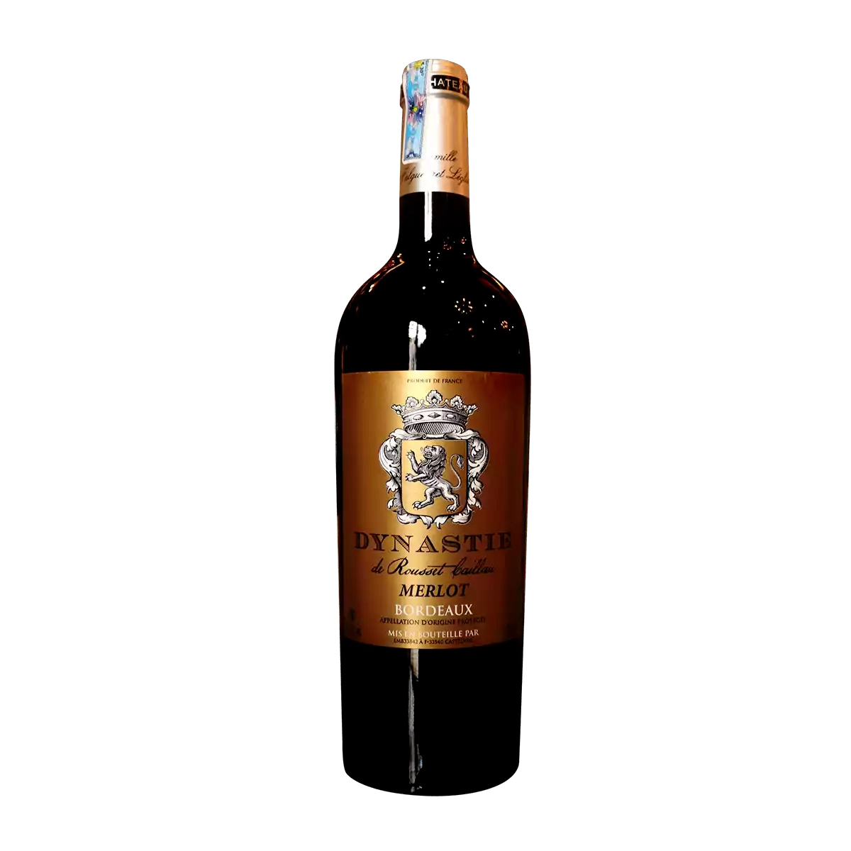 Rượu Vang Đỏ Pháp Dynastie De Rousset Caillau Merlot Bordeaux Rouge