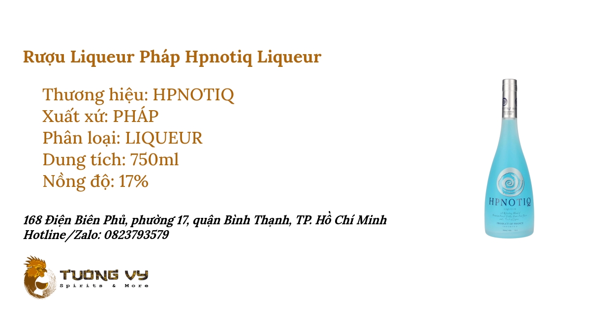 Rượu Liqueur Pháp Hpnotiq Liqueur