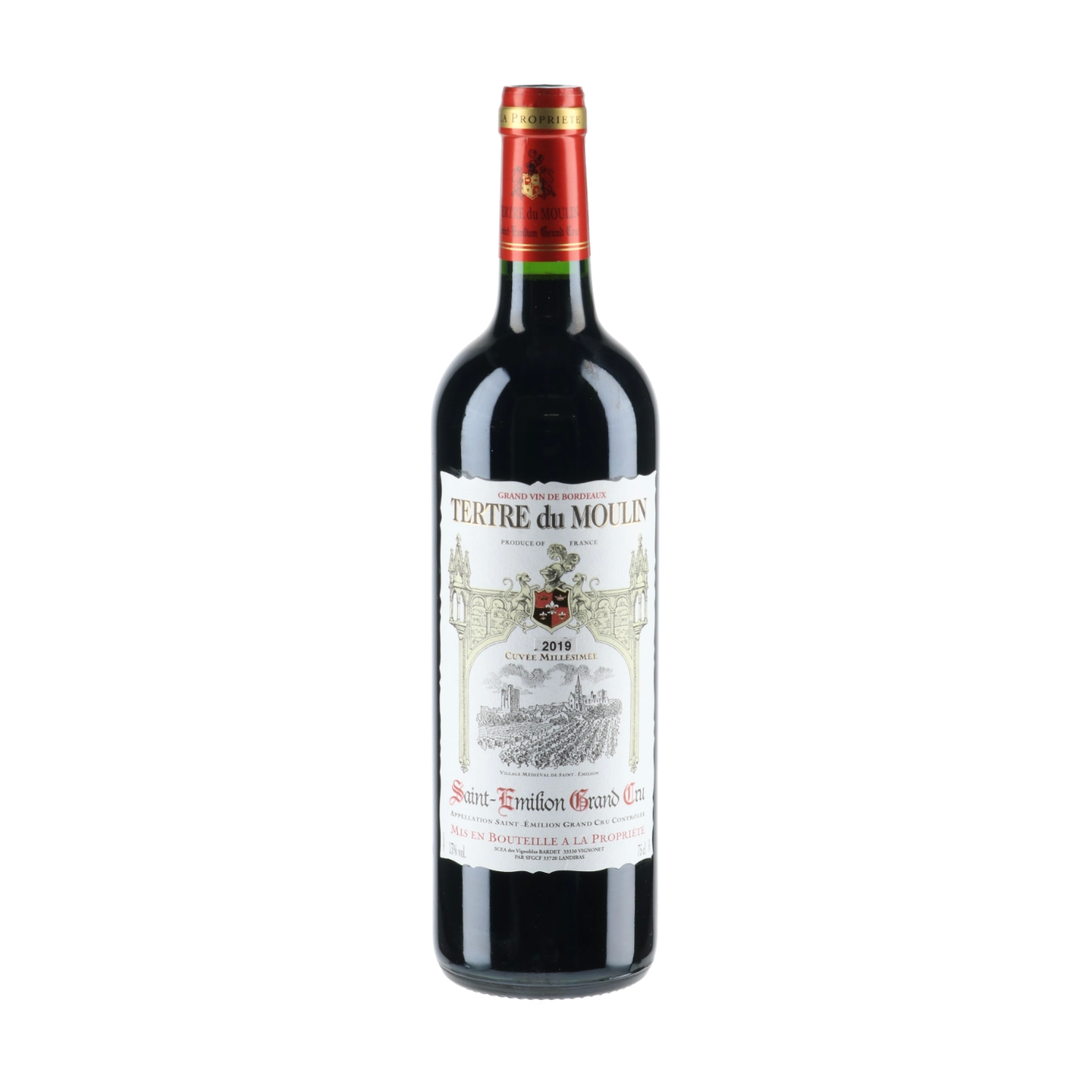 Rượu Vang Đỏ Pháp Tertre du Moulin Cuvee Millesimee Grand Cru 2019