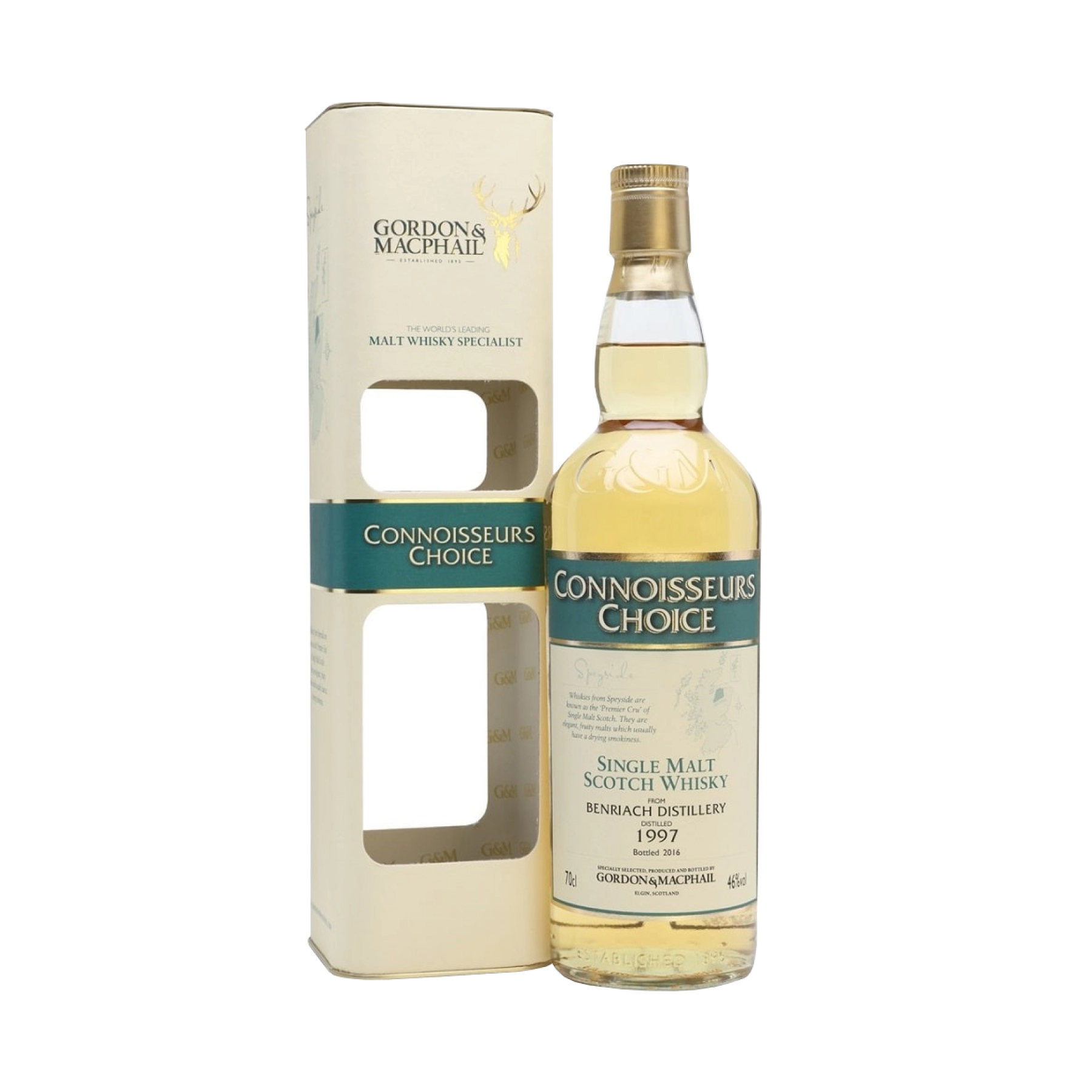 Rượu Whisky Benriach 19 Year Old Gordon & Macphail 1997