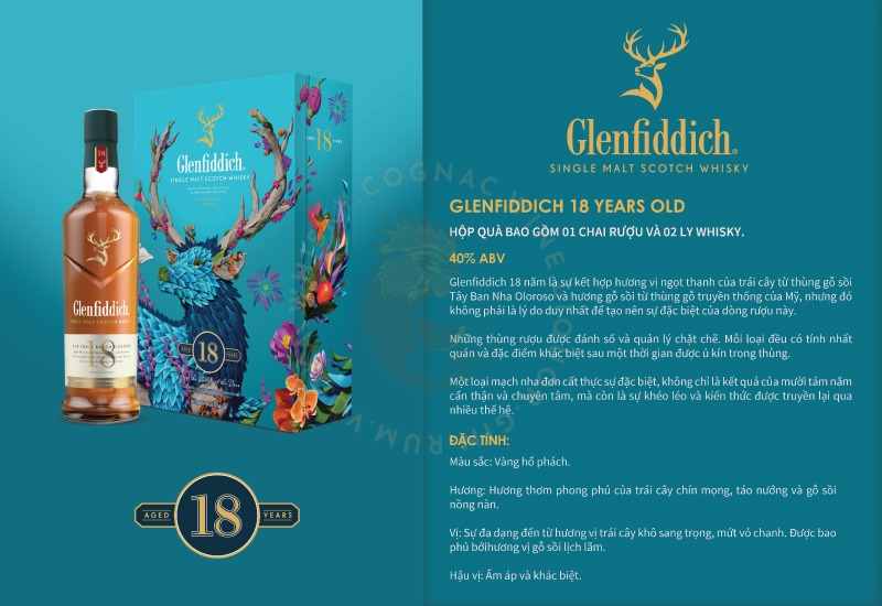 R U Whisky Glenfiddich 18 Year Old Phi N B N H P Qu T T 2024   053954 Ruou Whisky Glenfiddich 18 Year Old Phien Ban Hop Qua Tet 2024 