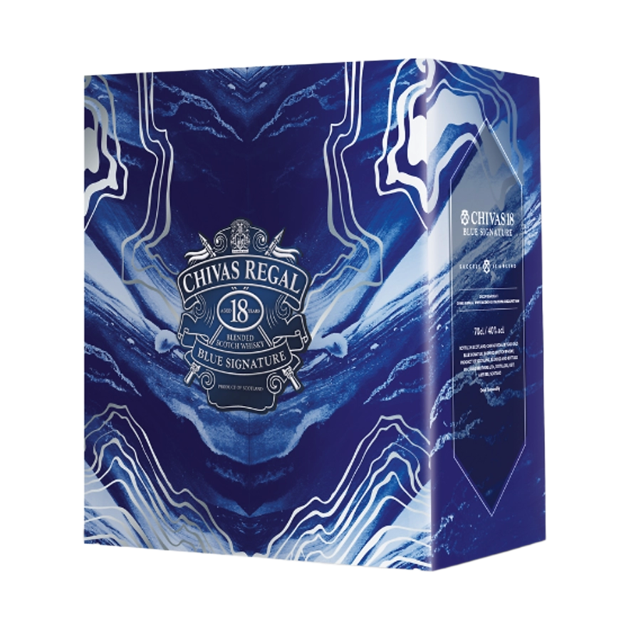 Rượu Whisky Chivas 18 Year Old Blue Phiên Bản Tết 2022