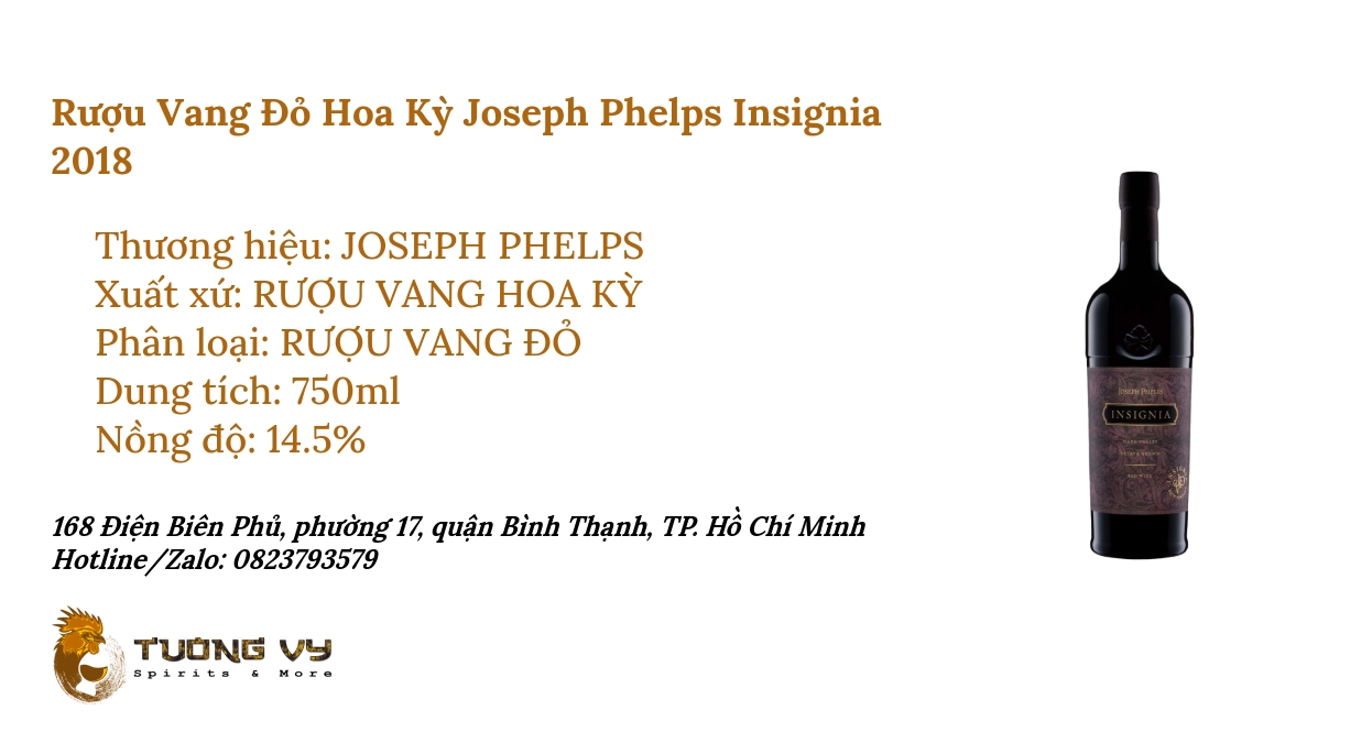 Rượu Vang Đỏ Hoa Kỳ Joseph Phelps Insignia 2018 - Main Image