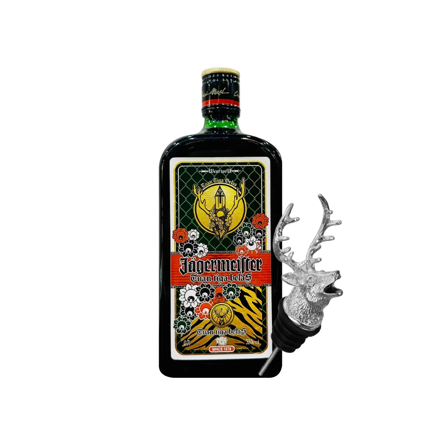 Rượu Liqueur Đức Jagermeister Be The Meister Collector's Edition Kèm Hộp Quà Chính Hãng 2024