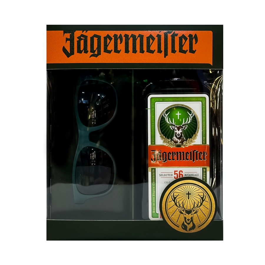 Jagermeister Hộp Quà 700ml + 1 Kính Mát Jagermeister