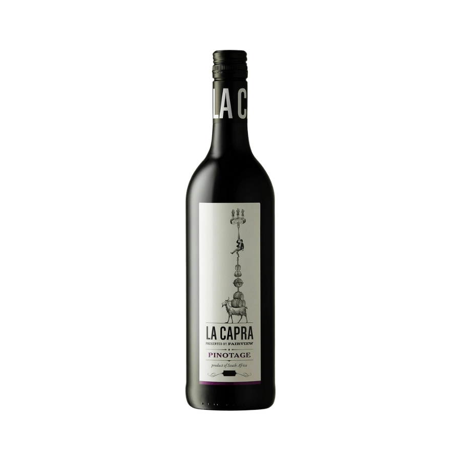 Rượu Vang Đỏ Nam Phi La Capra Pinotage