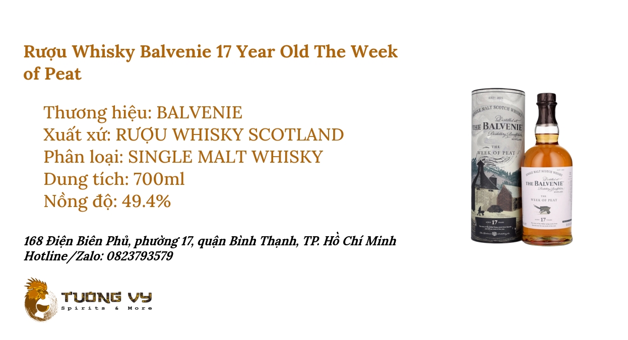 (最終値下げ)THE BALVENIE THE WEEK OF PEAT 17年 Balvenie 17 Year Old - The Week of Peat 70cl Whisky | Master Of Malt
