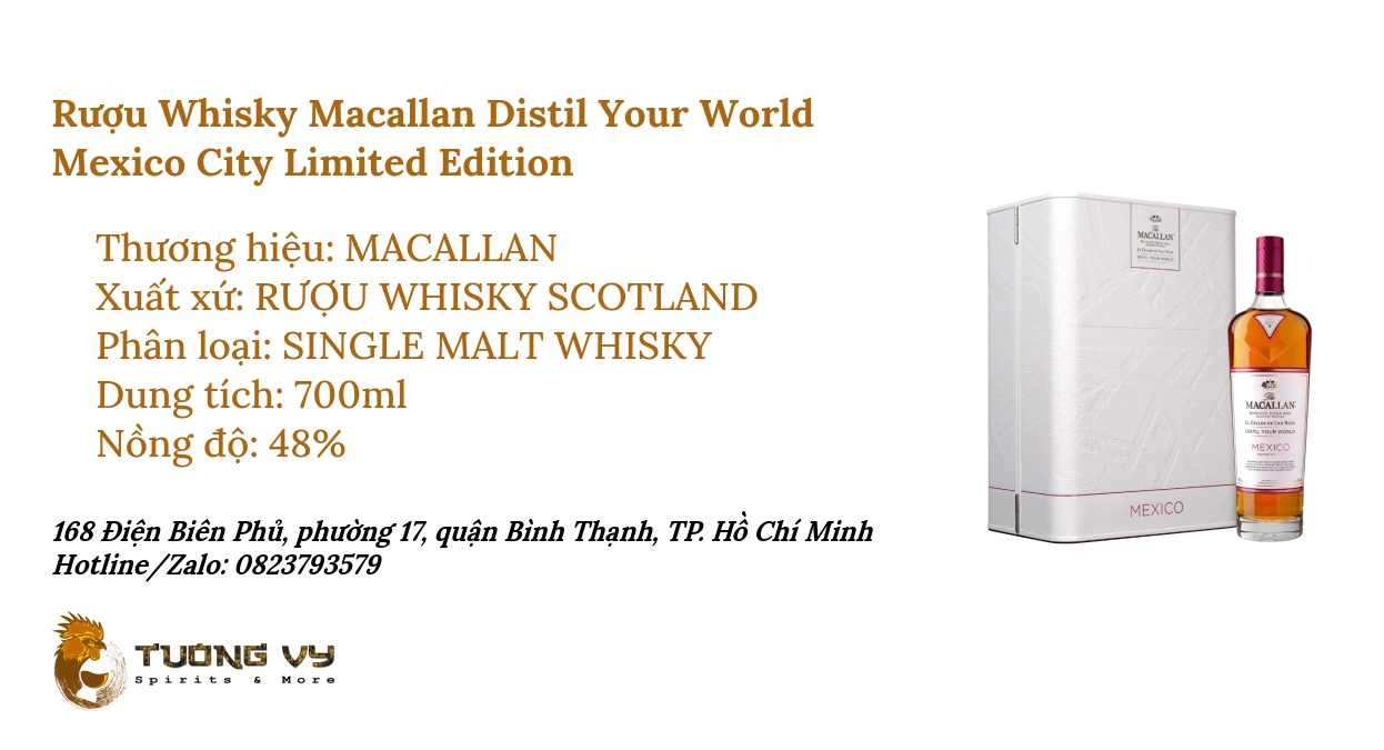 Rượu Whisky Macallan Distil Your World Mexico City Limited Edition