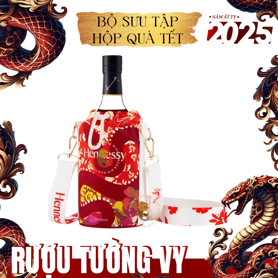 Rượu Cognac Hennessy VSOP Phiên Bản Hộp Quà Tết Ất Tỵ 2025