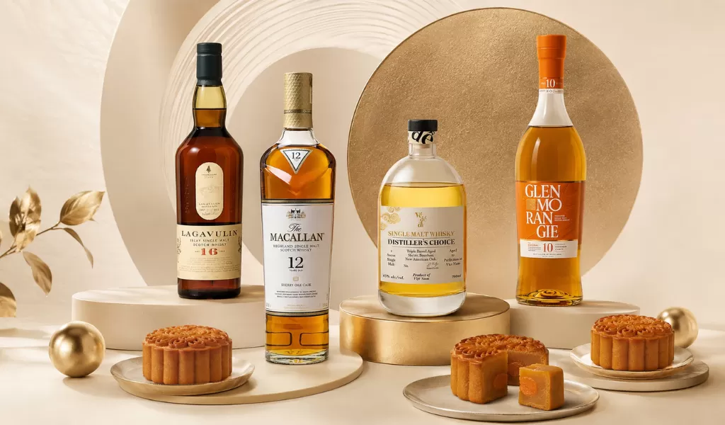 Bí Quyết Phối Vị Whisky Cùng Bánh Trung Thu