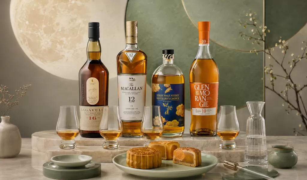Cách Thưởng Thức Whisky Cùng Bánh Trung Thu Chuẩn Vị