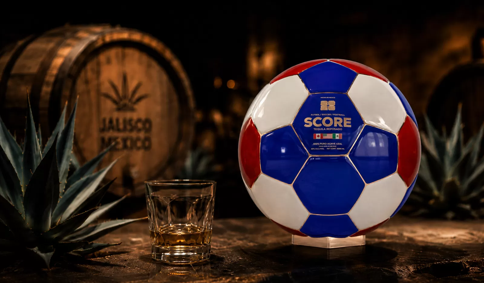 Chất Lượng Vượt Trội Bên Trong Chai Tequila Score Soccer Ball