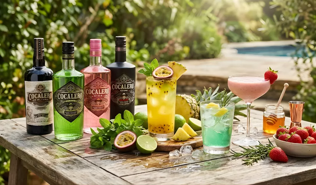 Chuẩn Bị Nguyên Liệu Làm Cocktail Rượu Mùi Cocalero