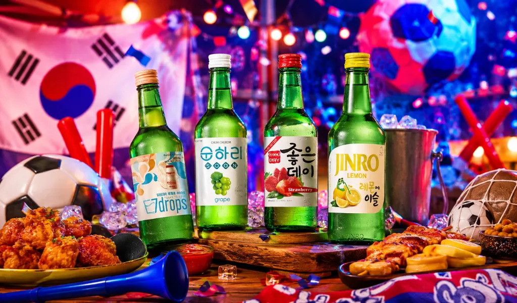 Cổ Vũ Đội Bóng Xứ Kim Chi Lên Mâm Soju Sao Cho Bắt Vị