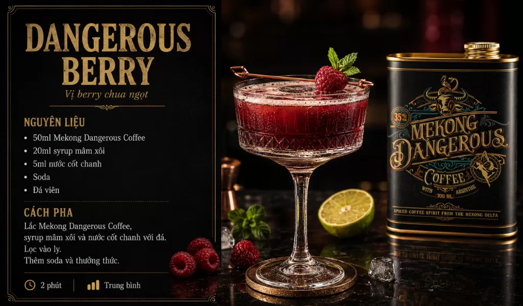 Công Thức Dangerous Berry Chua Ngọt