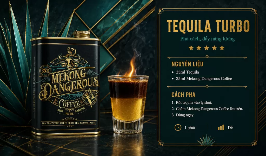 Công Thức Tequila Turbo Phá Cách