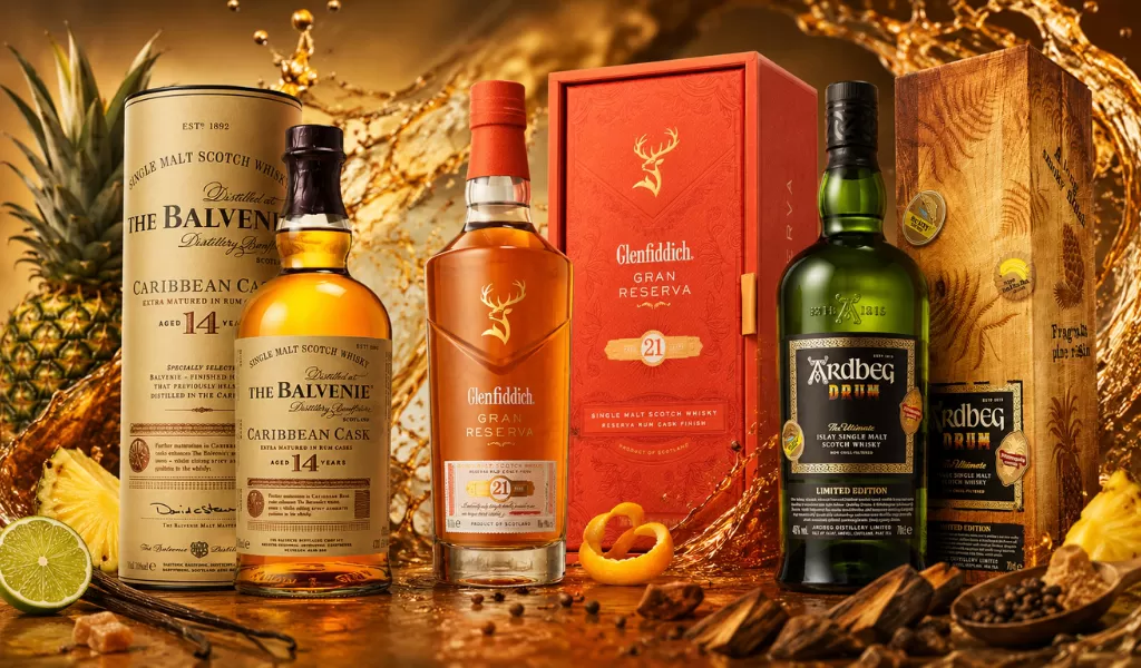 Đặc Điểm Hương Vị Của Chai Whisky Ủ Thùng Rum