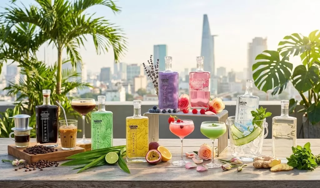 Đặc Điểm Sản Xuất Saigon Spirits Mang Đậm Dấu Ấn Bản Địa