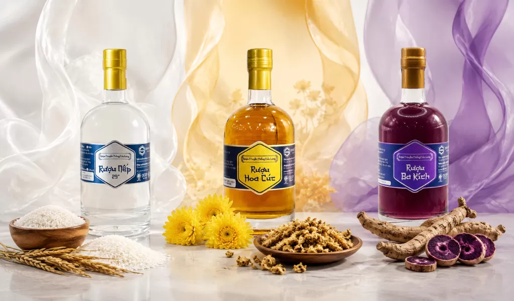 Đặc Trưng Nguồn Nguyên Liệu Rượu Truyền Thống Cửu Long