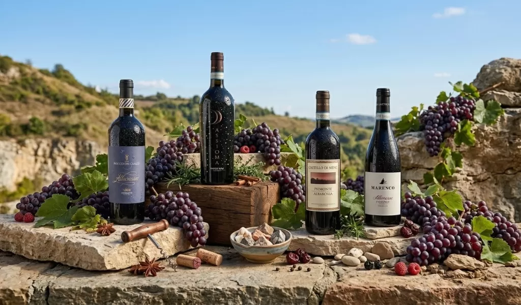 Giống Nho Albarossa Bản Địa Piedmont