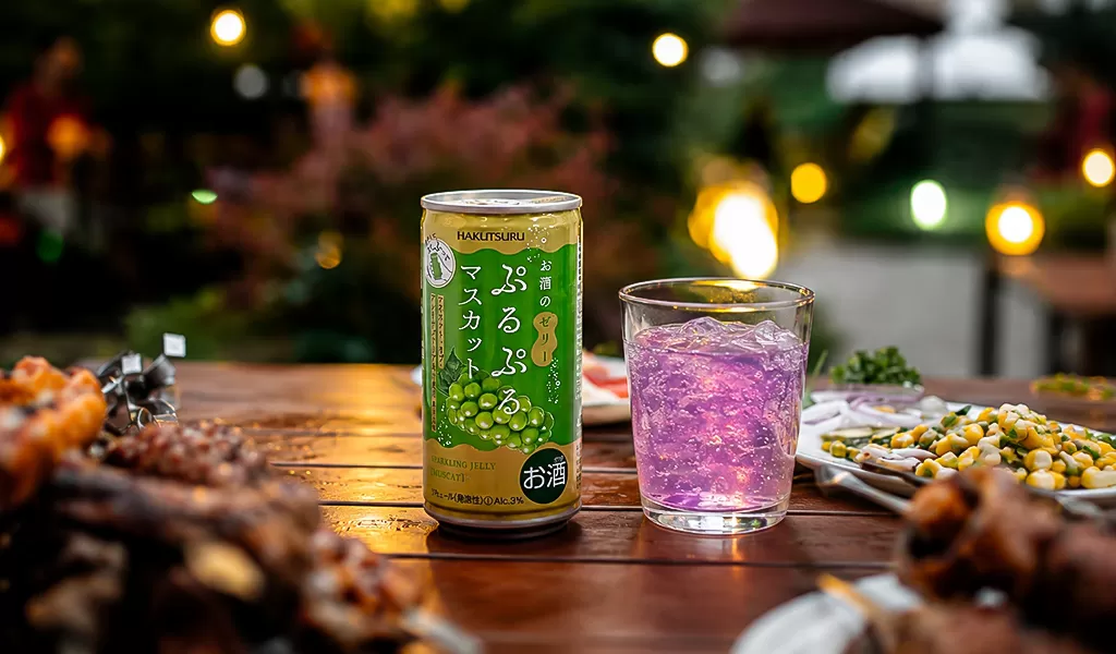 Hakutsuru Purupuru Sparkling Jelly Vị Nho