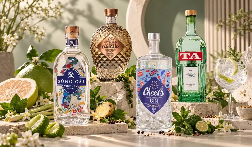 Hương Vị Thảo Mộc Bản Địa Trong Rượu Gin Thủ Công Việt Nam