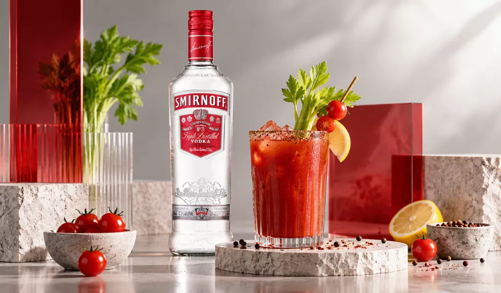 Ly Cocktail Bloody Mary Dành Cho Buổi Sáng Cuối Tuần