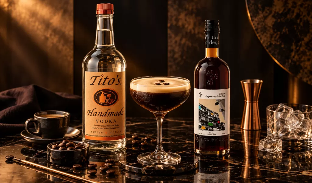 Ly Espresso Martini Kỷ Niệm Ngày Quốc Tế Rượu Vodka