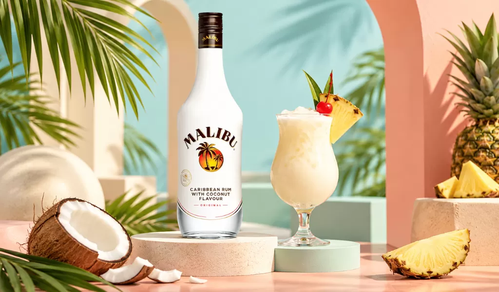 Malibu Piña Colada Và Phong Cách Cocktail Dừa Nhiệt Đới
