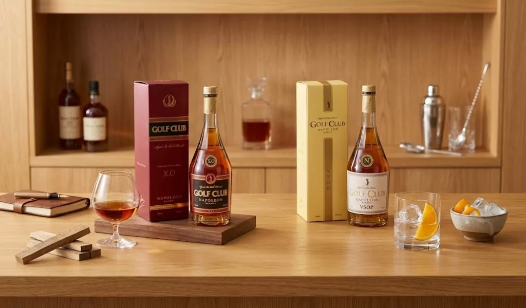 Phân Tích Thiết Kế Rượu Brandy Golf Club Bản X.O Và VSOP
