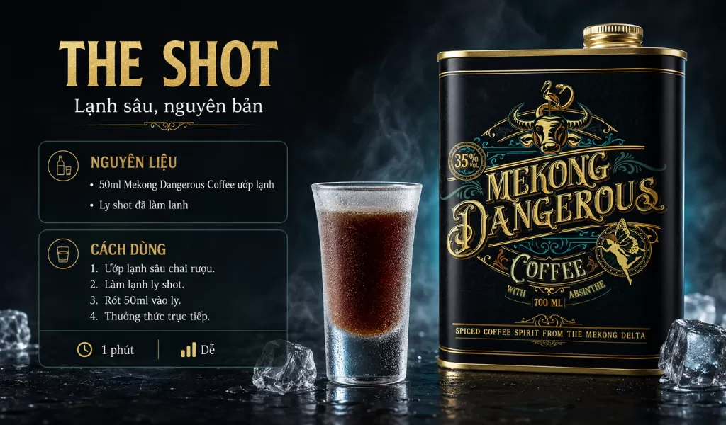Phong Cách Uống The Shot Lạnh Sâu