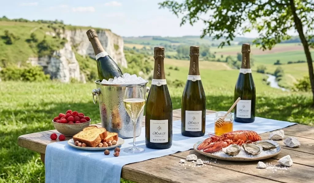 Rượu Champagne Pháp Mailly Blanc de Pinot Noir Cao Cấp