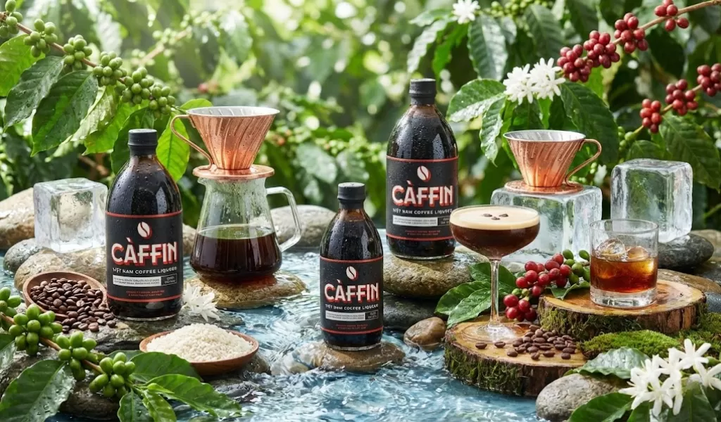 Rượu Liqueur Việt Nam Caffin Viet Nam Coffee Liqueur