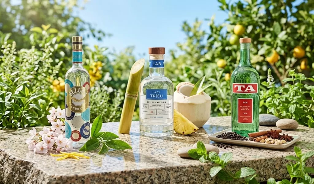 Rượu Liquor Châu Á Nguyên Liệu Bản Địa