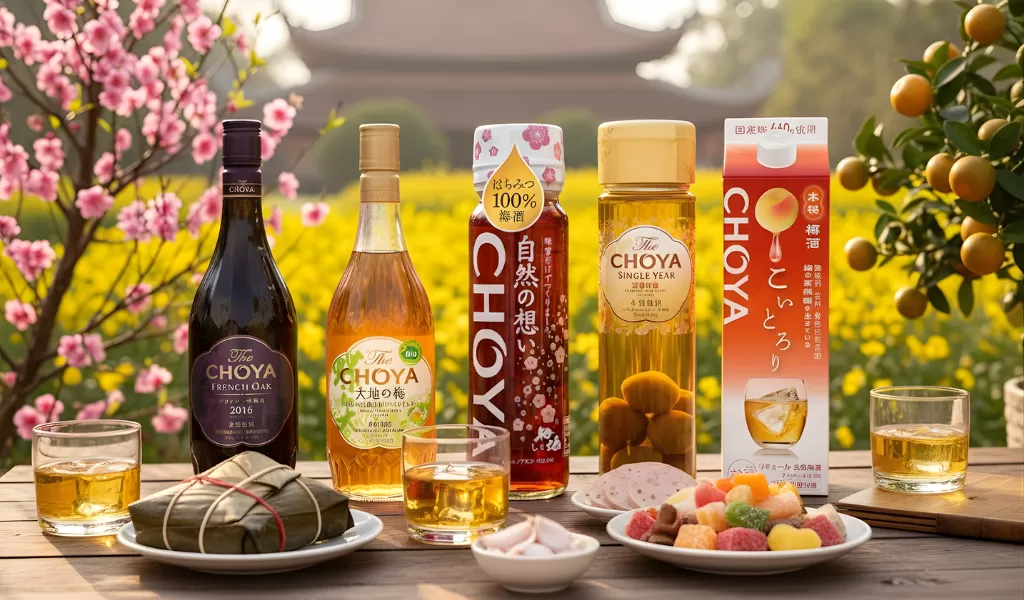 Rượu Mơ Nhật Bản Bàn Tiệc Ngày Tết