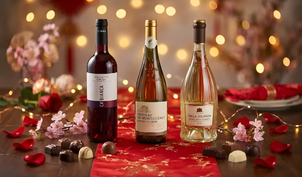 Rượu Vang Ngọt Cho Valentine Lãng Mạn