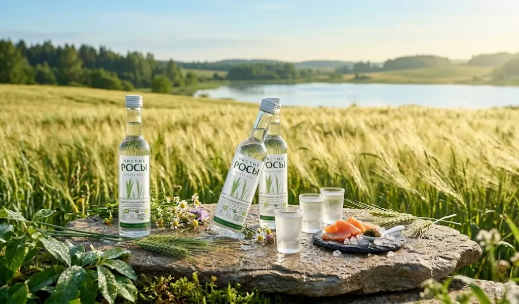 Rượu Vodka Nga Chisti Rosi Organic 50ml