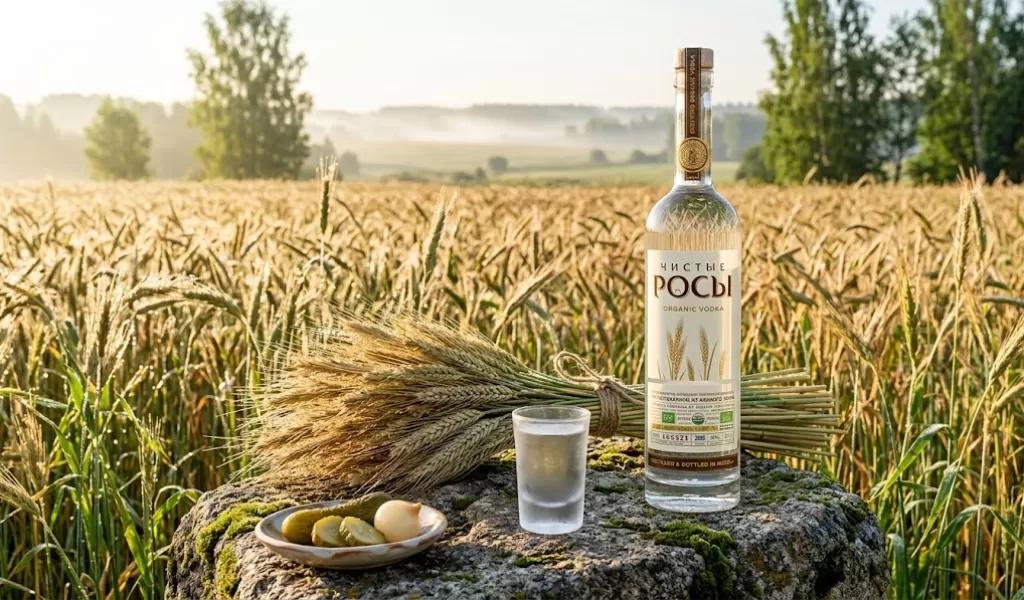 Rượu Vodka Nga Chisti Rosi Rye Organic 700ml