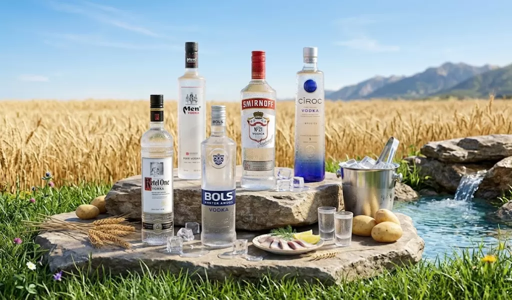 Rượu Vodka Nguyên Chất Trong Suốt