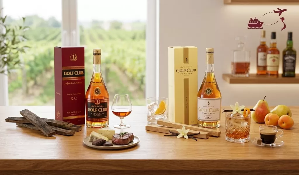 So Sánh Hương Vị Và Thời Gian Ủ Của Rượu Brandy Golf Club