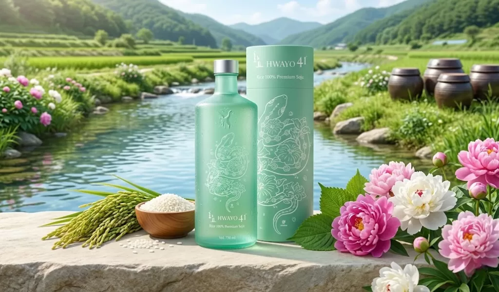 Soju Hwayo 41 Blue Snake Edition