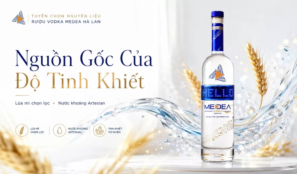 Tuyển Chọn Nguyên Liệu Rượu Vodka Medea Hà Lan