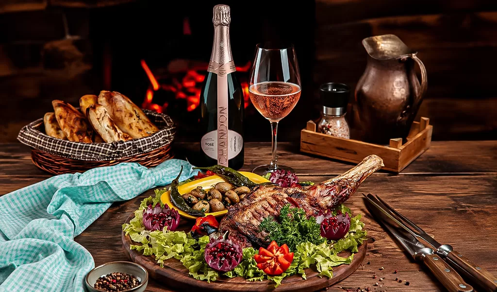 Vang Sủi Chandon Rose